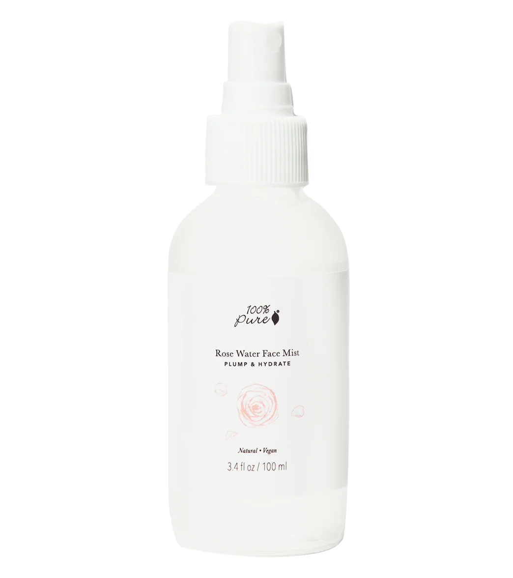100% Pure Rose Water Face Mist 3.4 oz.