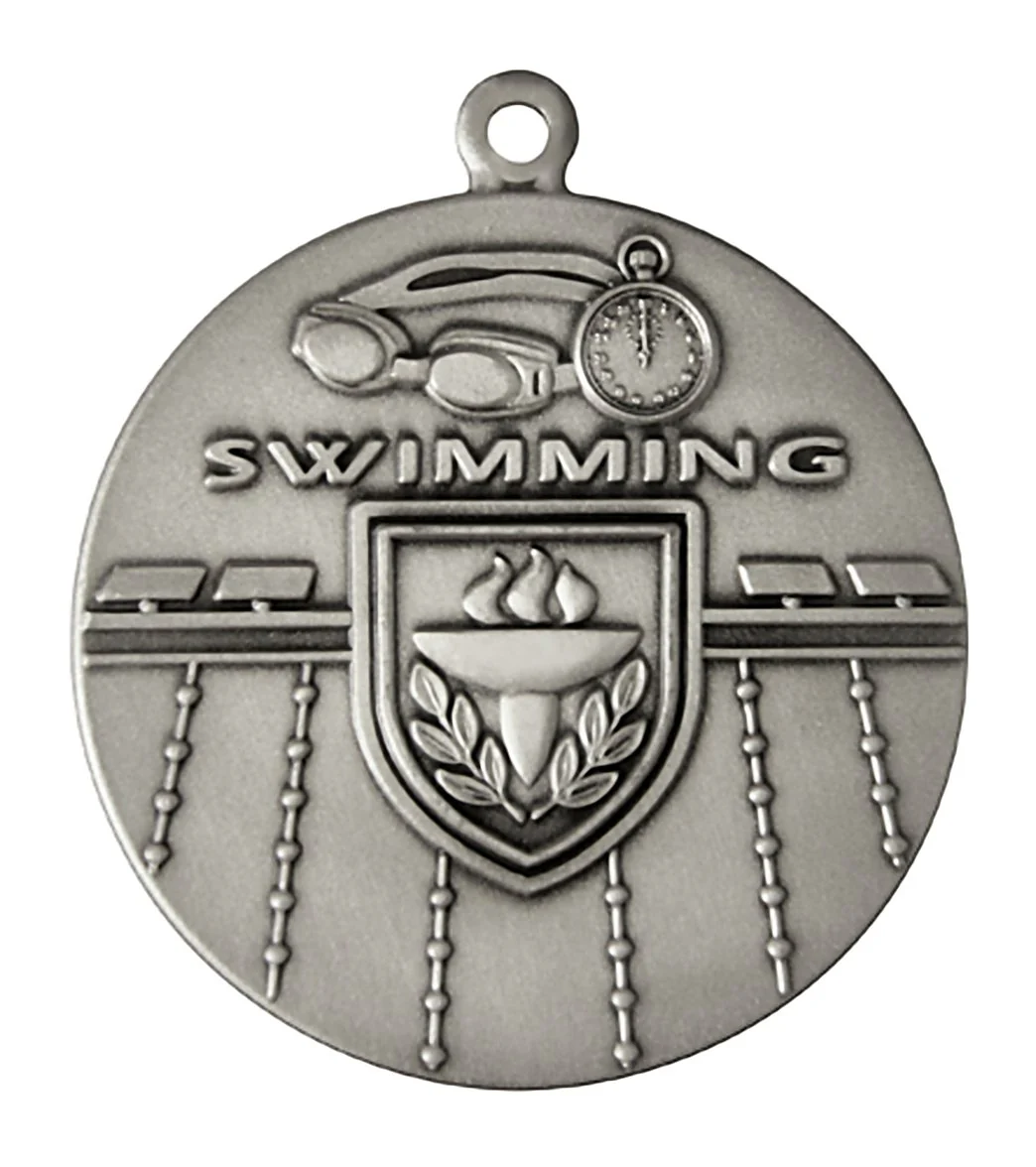 1.75" Swimming Die Struck Medal - Image 9