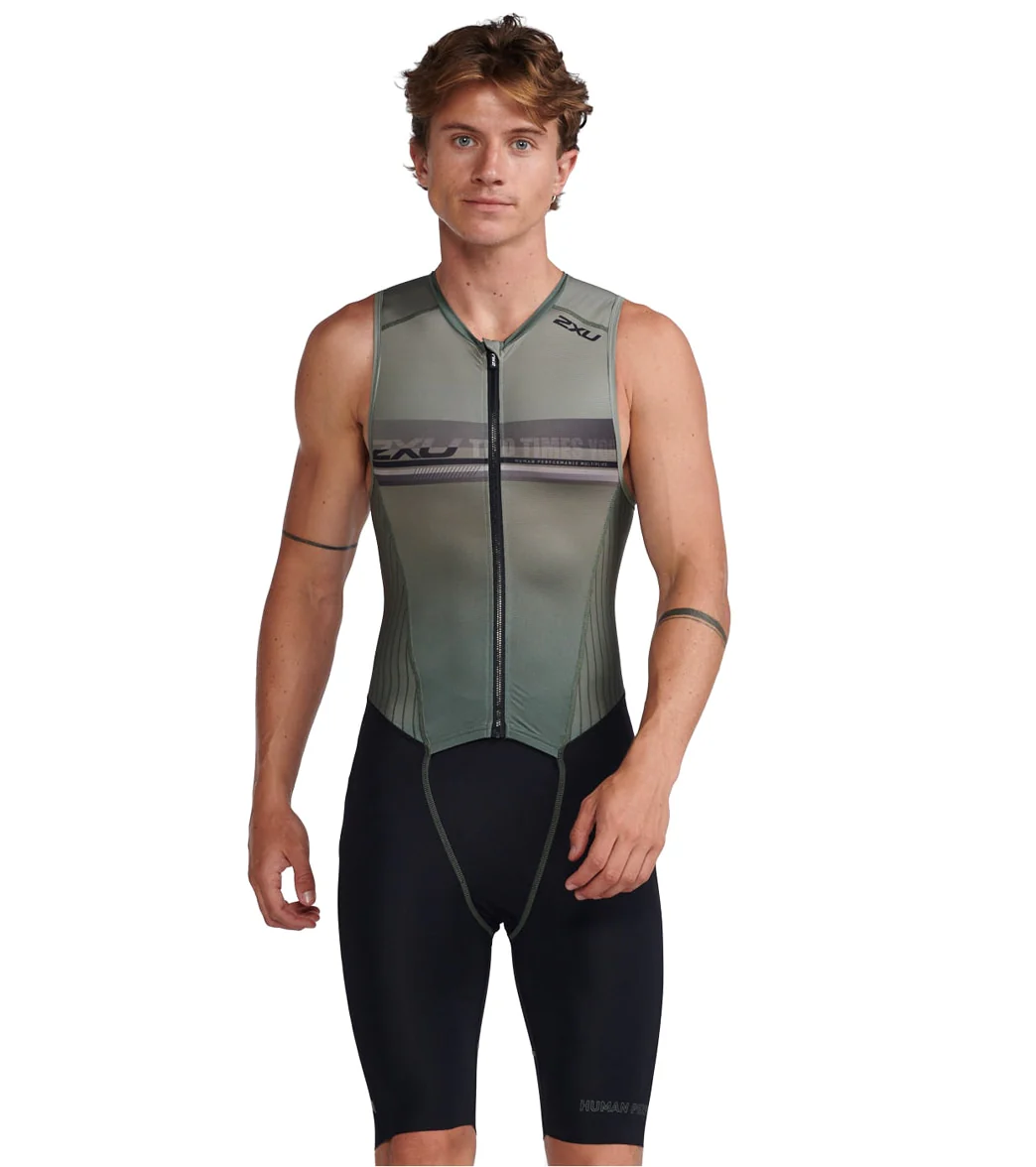 2XU Men's Aero Front Zip Trisuit - Image 18