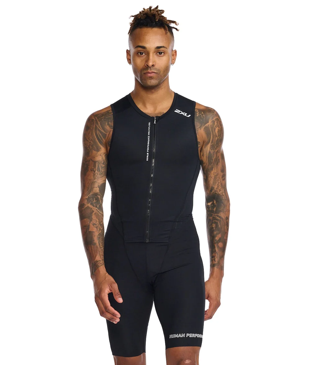 2XU Men's Aero Front Zip Trisuit - Image 28
