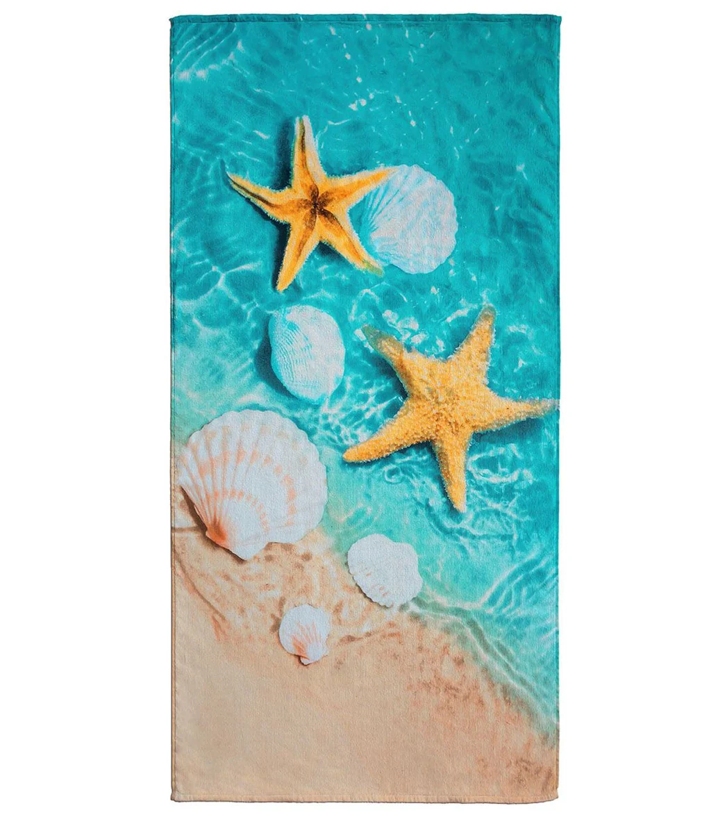 A to Z Towels 3D Shells Beach Towel 30”X 60” - Image 3