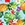 A to Z Towels Design Pineapples & Flowers Sand Free Beach Mat 79" X 79" - Image 3