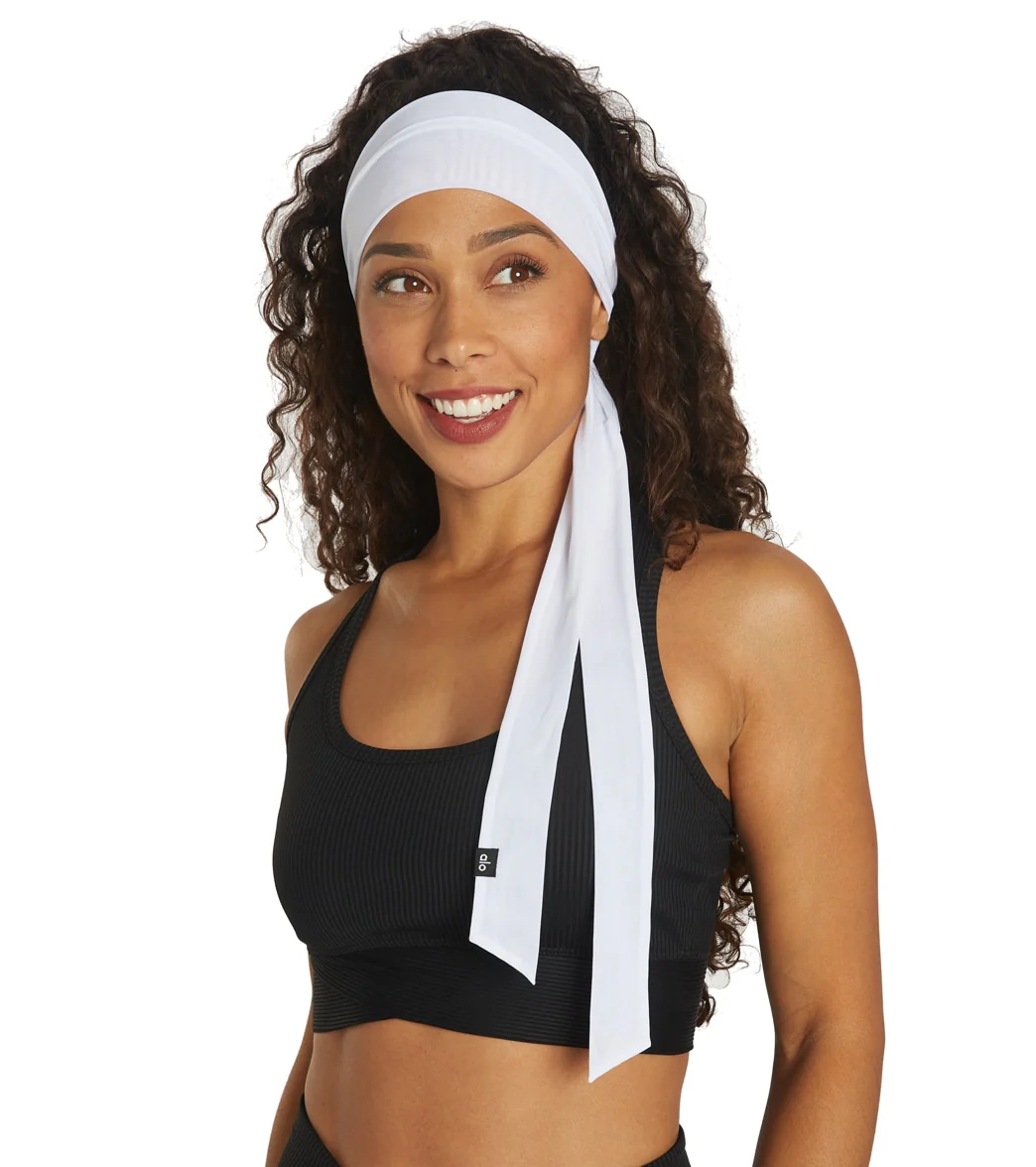 Alo Yoga Fresh Mesh Tie Headband - Image 8