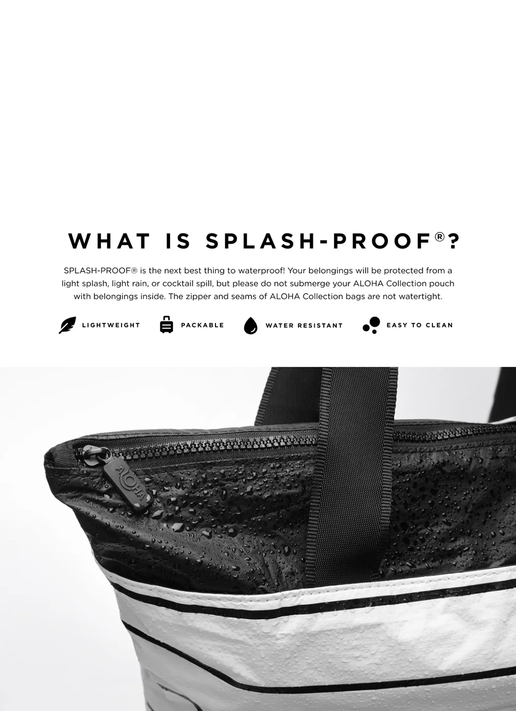 ALOHA Monstera Day Tripper Beach Tote - Image 3