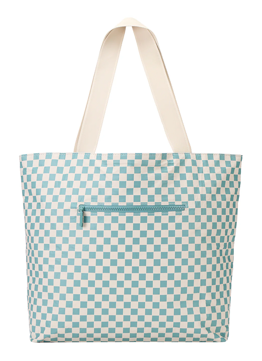 ALOHA Petite Check Day Tripper Beach Tote - Image 8