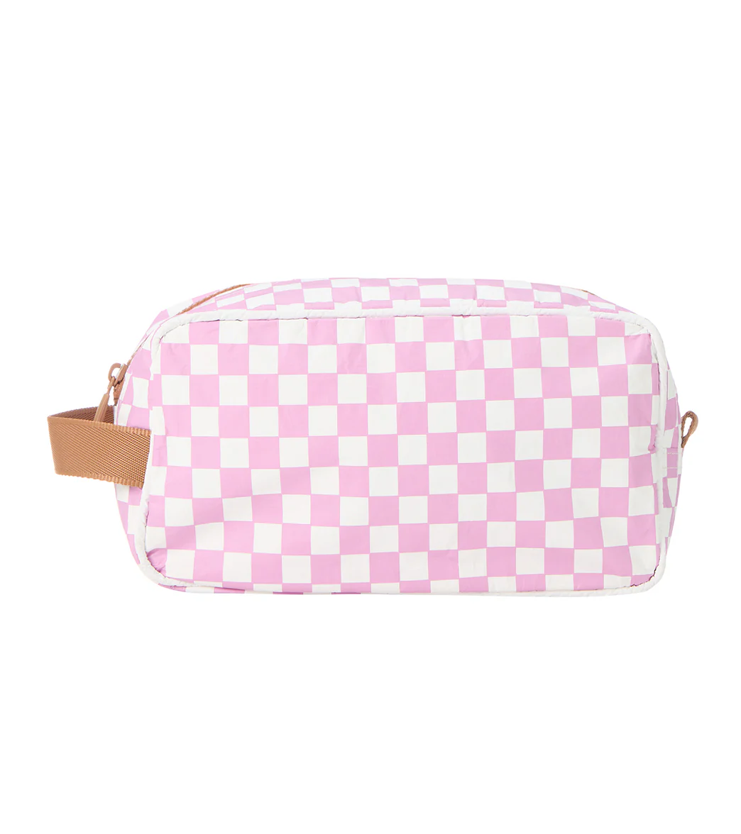 ALOHA Petite Check Dopp Kit Splash Proof Bag - Image 6