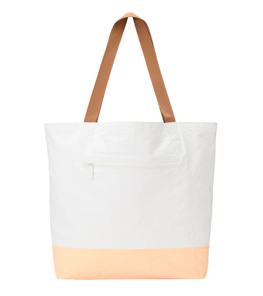ALOHA Plumeria Lei Reversible Beach Tote - Image 12