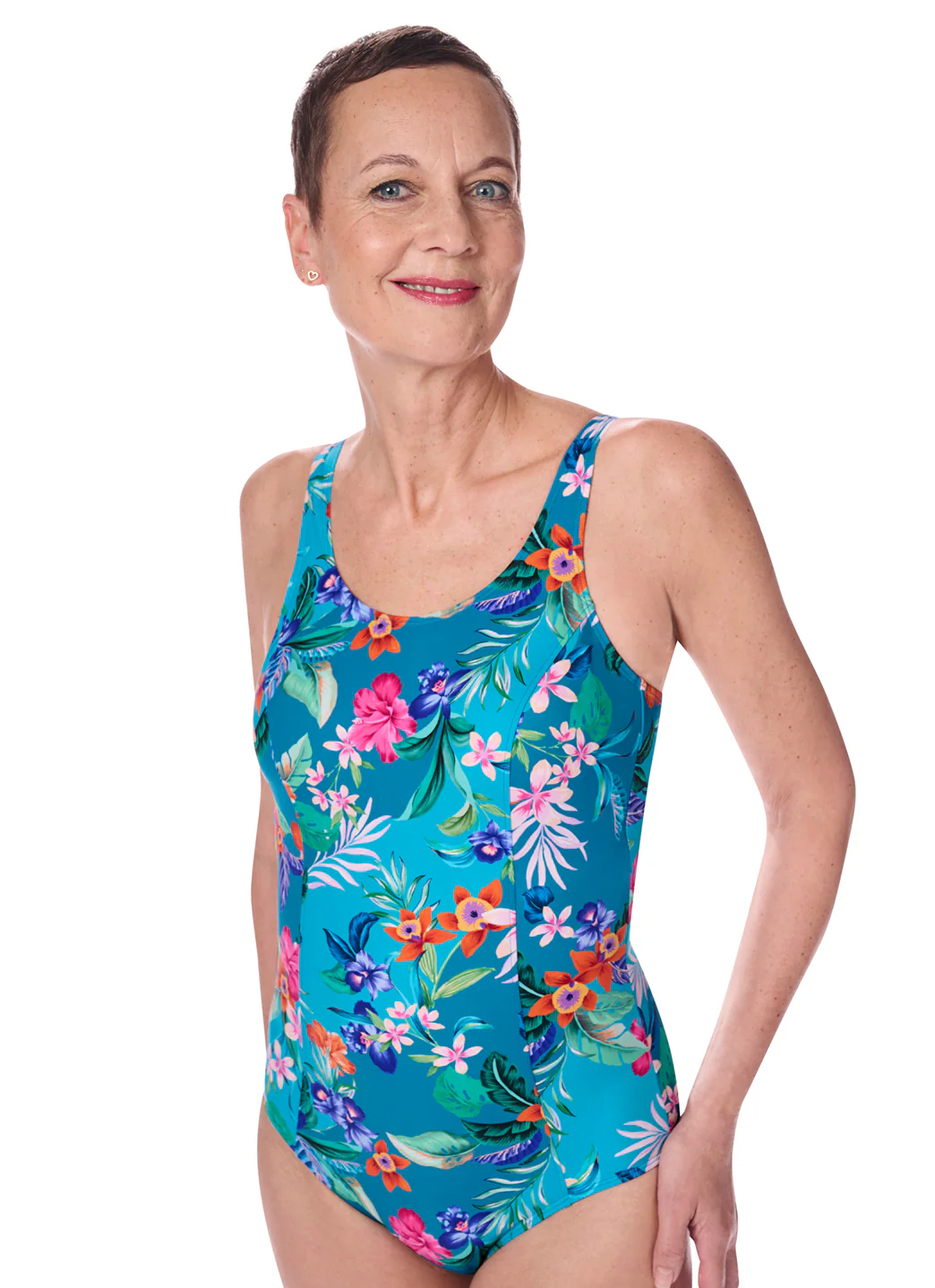 Amoena Women's Alvor Mastectomy One Piece Swimsuit (B/C/D Cup) - Image 2
