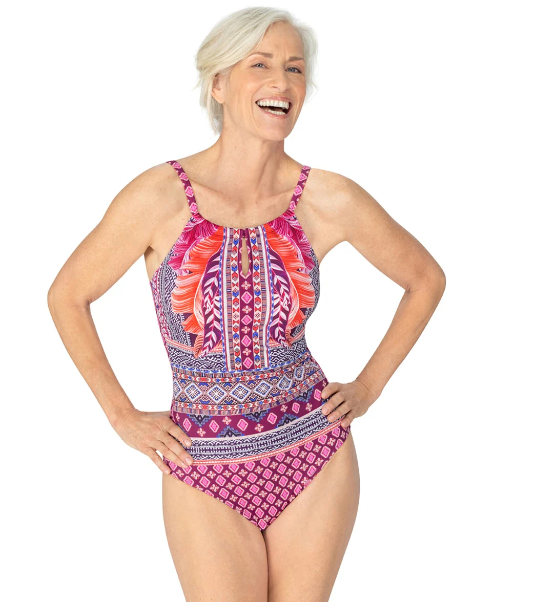 Amoena Women's Boho Vibes Mastectomy One Piece Swimsuit - Image 7