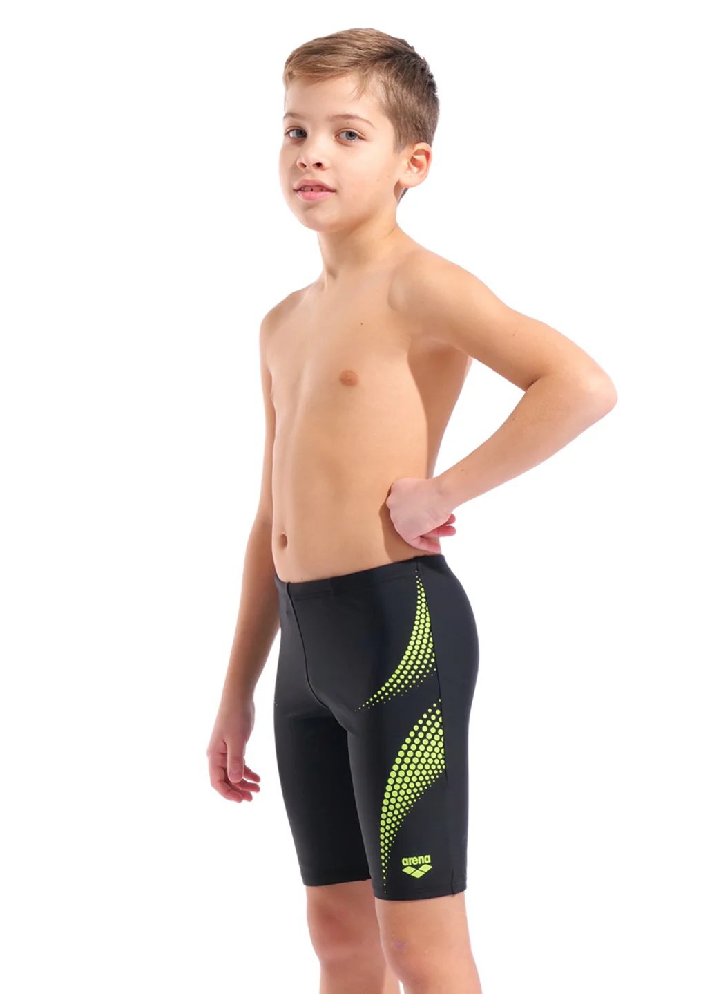 Arena Boys' Dotted Pattern Jammer Swimsuit (Little Kid, Big Kid) - Image 4