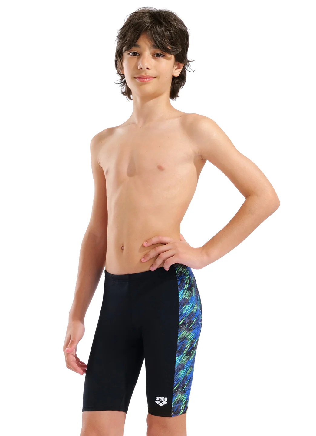 Arena Boys' Draft Print Jammer Swimsuit (Little Kid, Big Kid) - Image 10