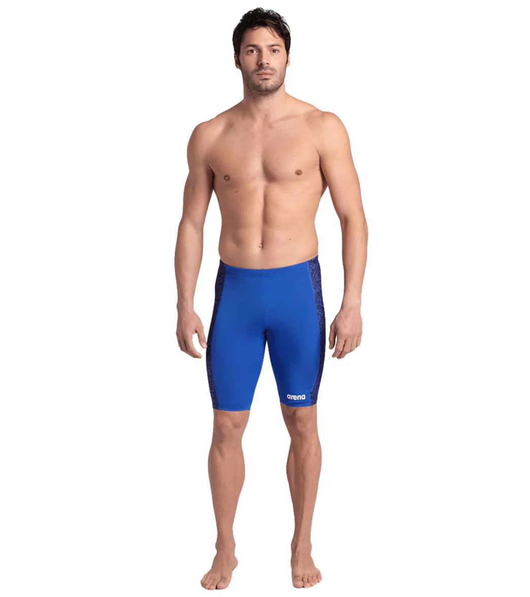 Arena Men's Abstract Tiles Jammer Swimsuit - Image 47