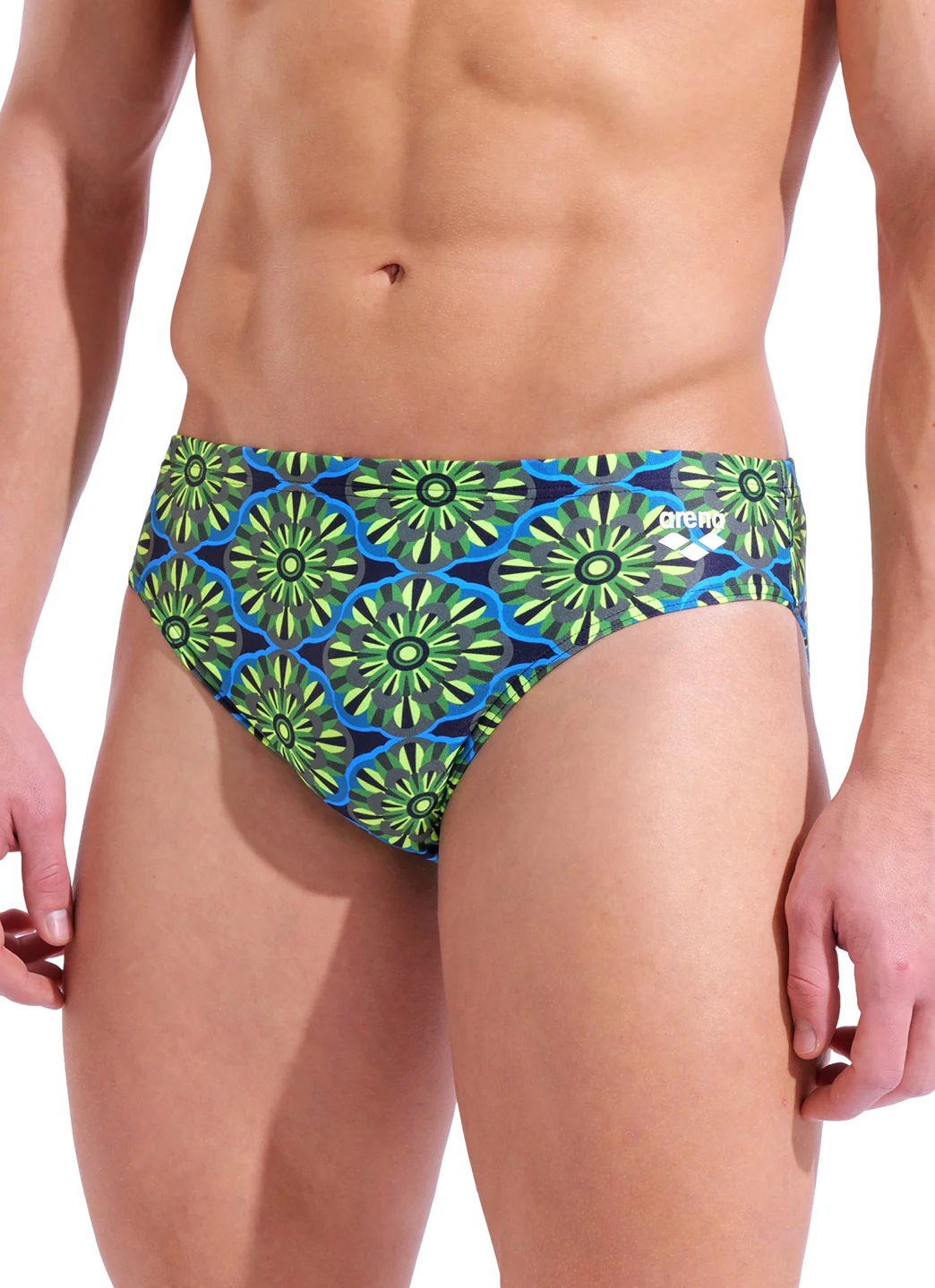 Arena Men's Floral Brief Swimsuit - Image 13