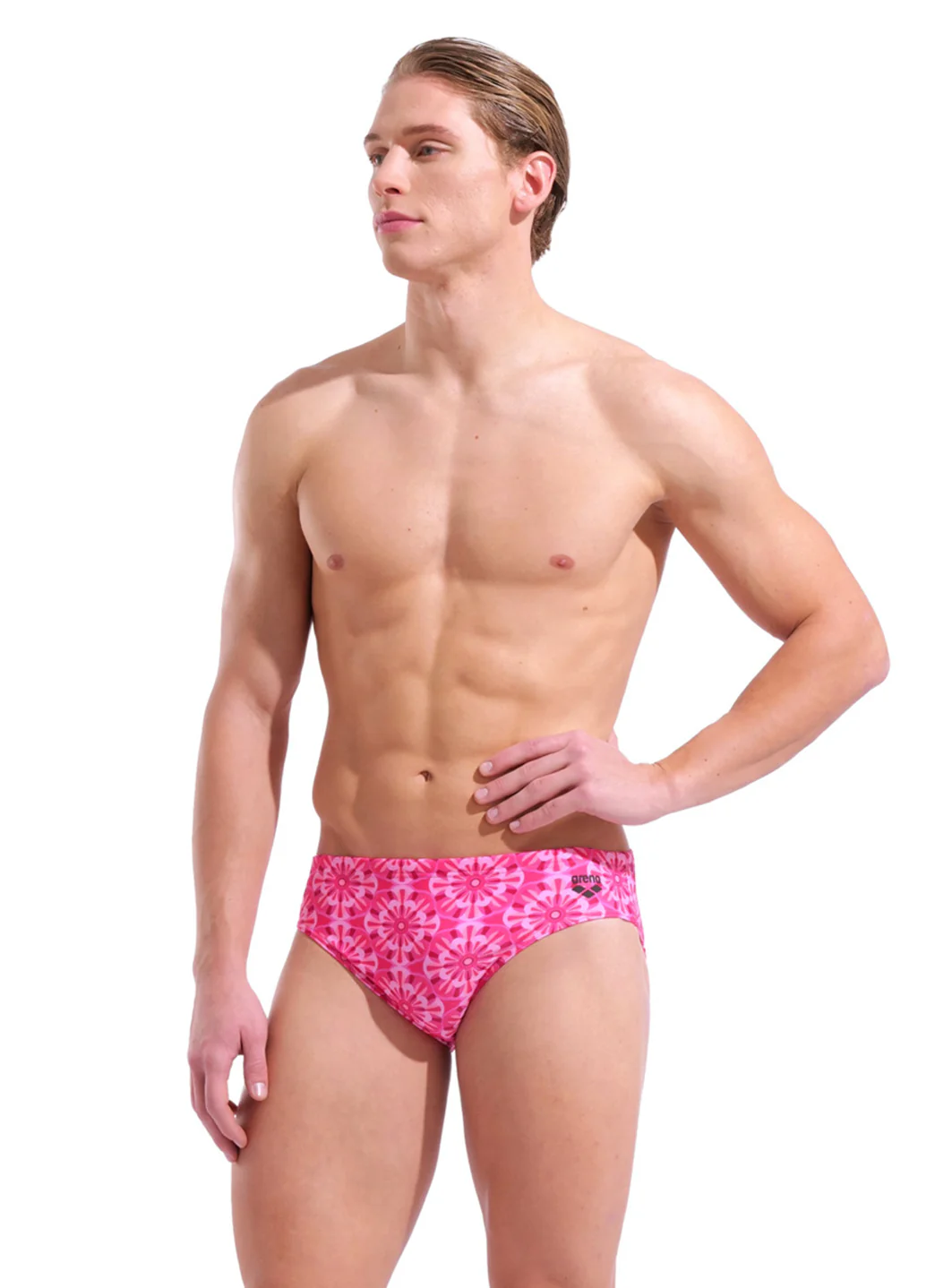 Arena Men's Floral Brief Swimsuit - Image 4