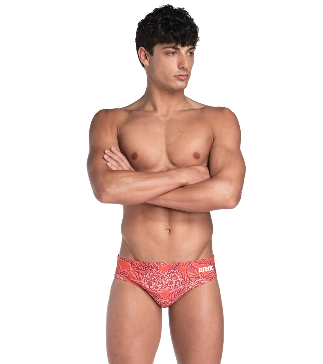 Arena Men's Hydrangea Bouquet Brief Swimsuit - Image 26