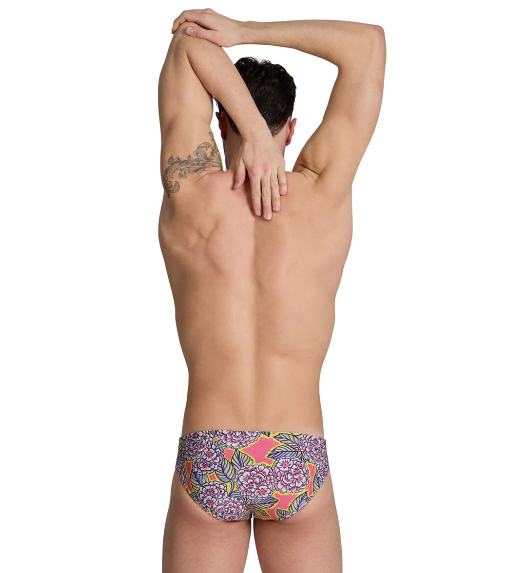 Arena Men's Hydrangea Bouquet Brief Swimsuit - Image 35