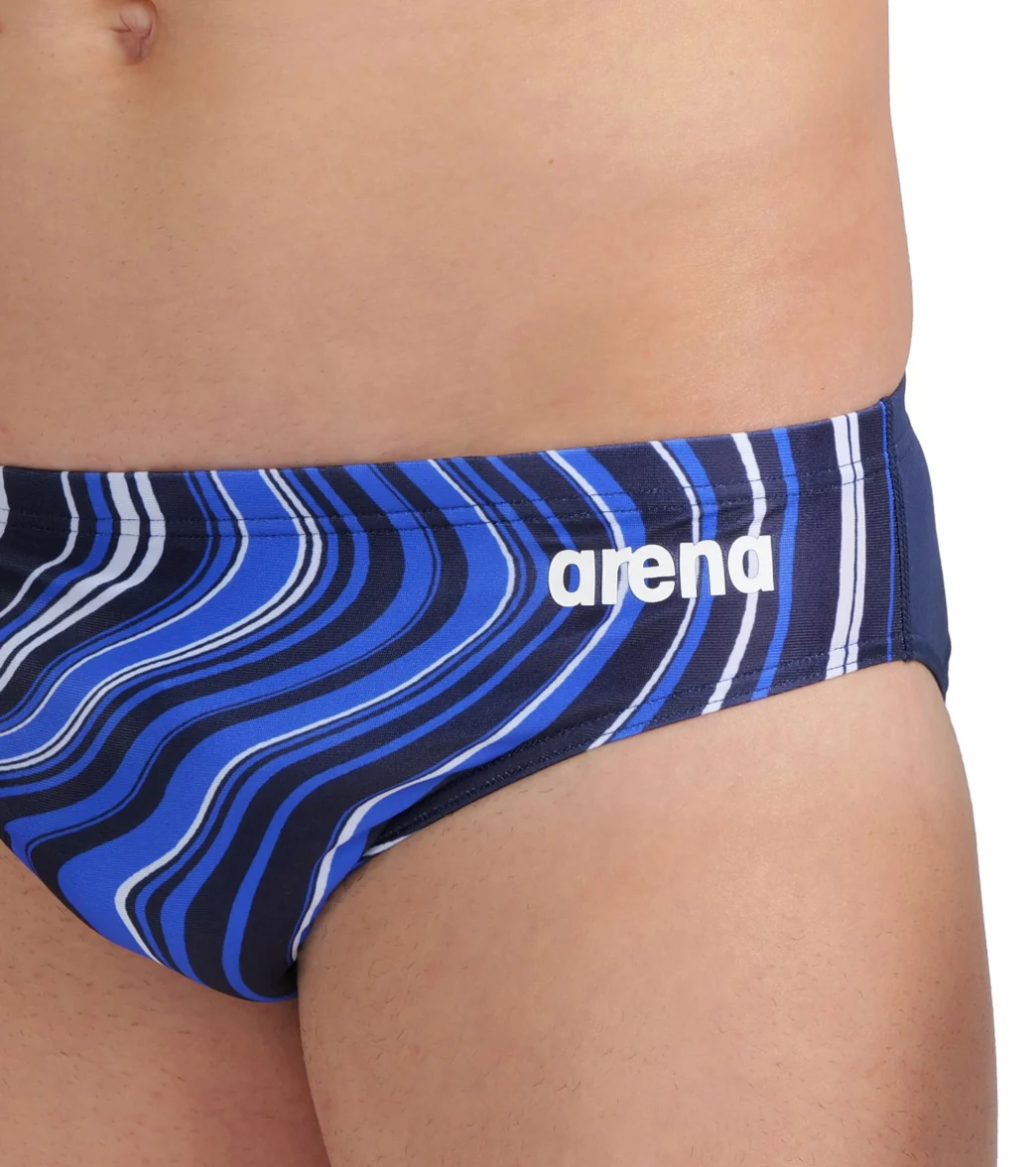 Arena Men's Marbled Brief Swimsuit - Image 27