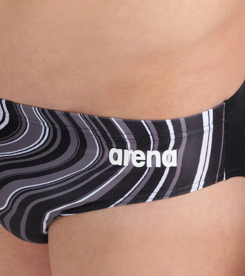 Arena Men's Marbled Brief Swimsuit - Image 34
