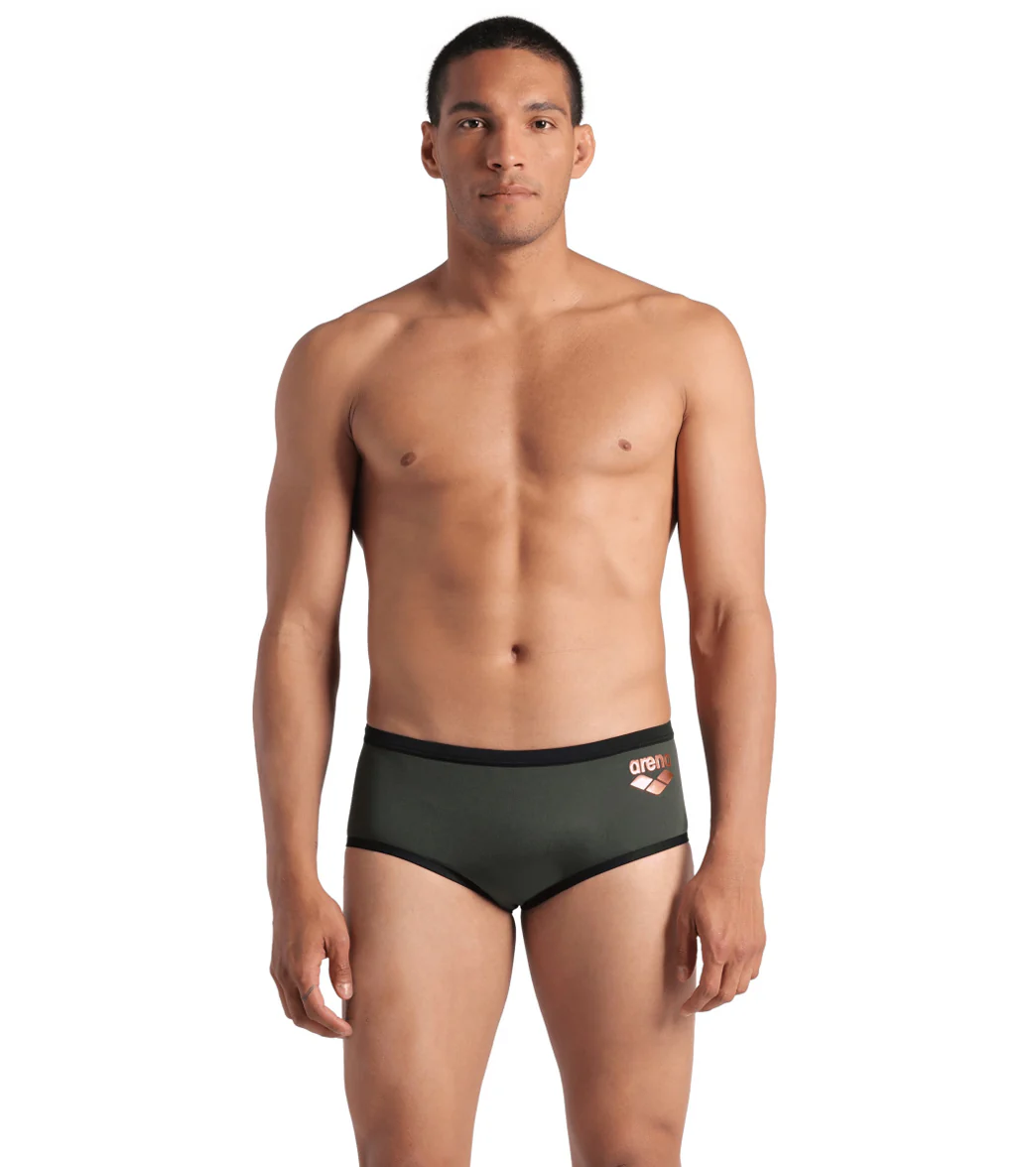 Arena Men's One Big Logo Square Leg Swimsuit - Image 72