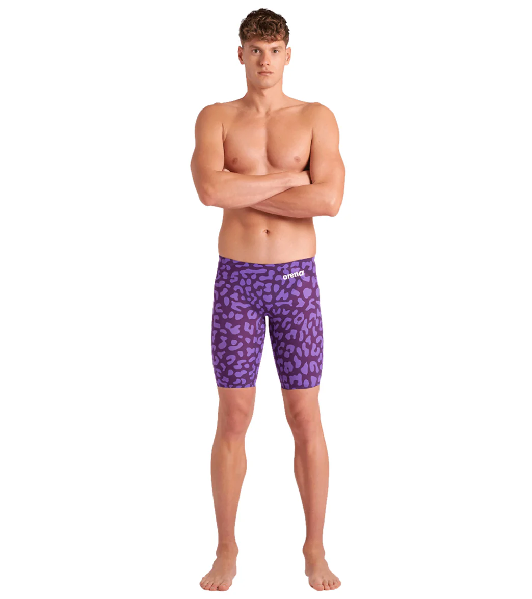 Arena Men's Powerskin Carbon Air2 SL Limited Edition Leopard Jammer Tech Suit Swimsuit - Image 10