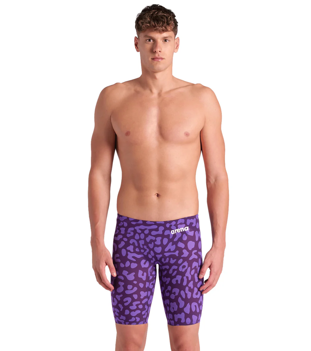 Arena Men's Powerskin Carbon Air2 SL Limited Edition Leopard Jammer Tech Suit Swimsuit - Image 15