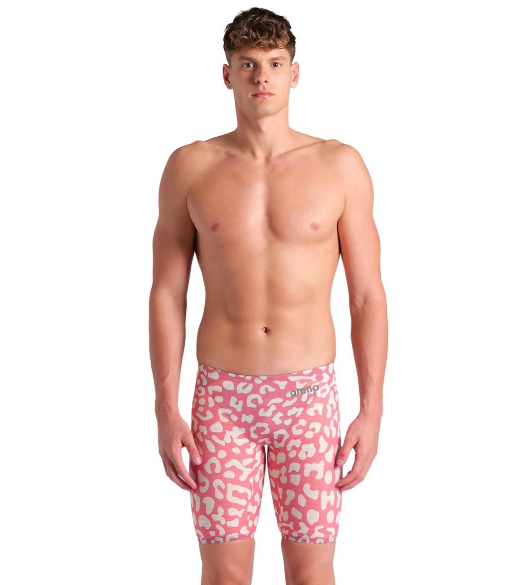 Arena Men's Powerskin Carbon Air2 SL Limited Edition Leopard Jammer Tech Suit Swimsuit - Image 7