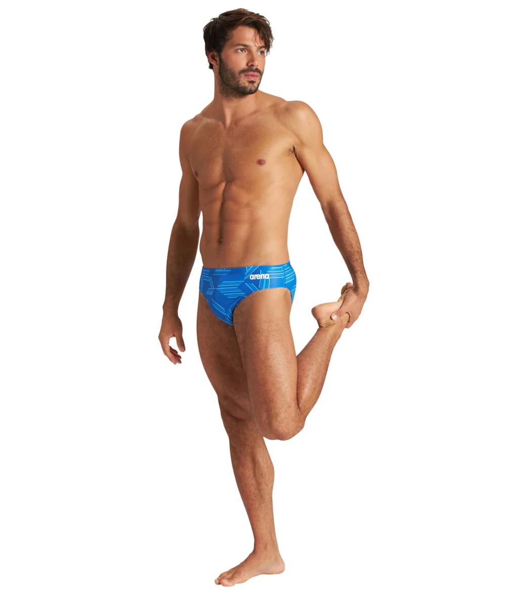 Arena Men's Puzzled Brief Swimsuit - Image 31