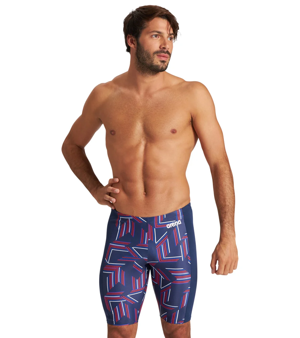 Arena Men's Puzzled Jammer Swimsuit - Image 44