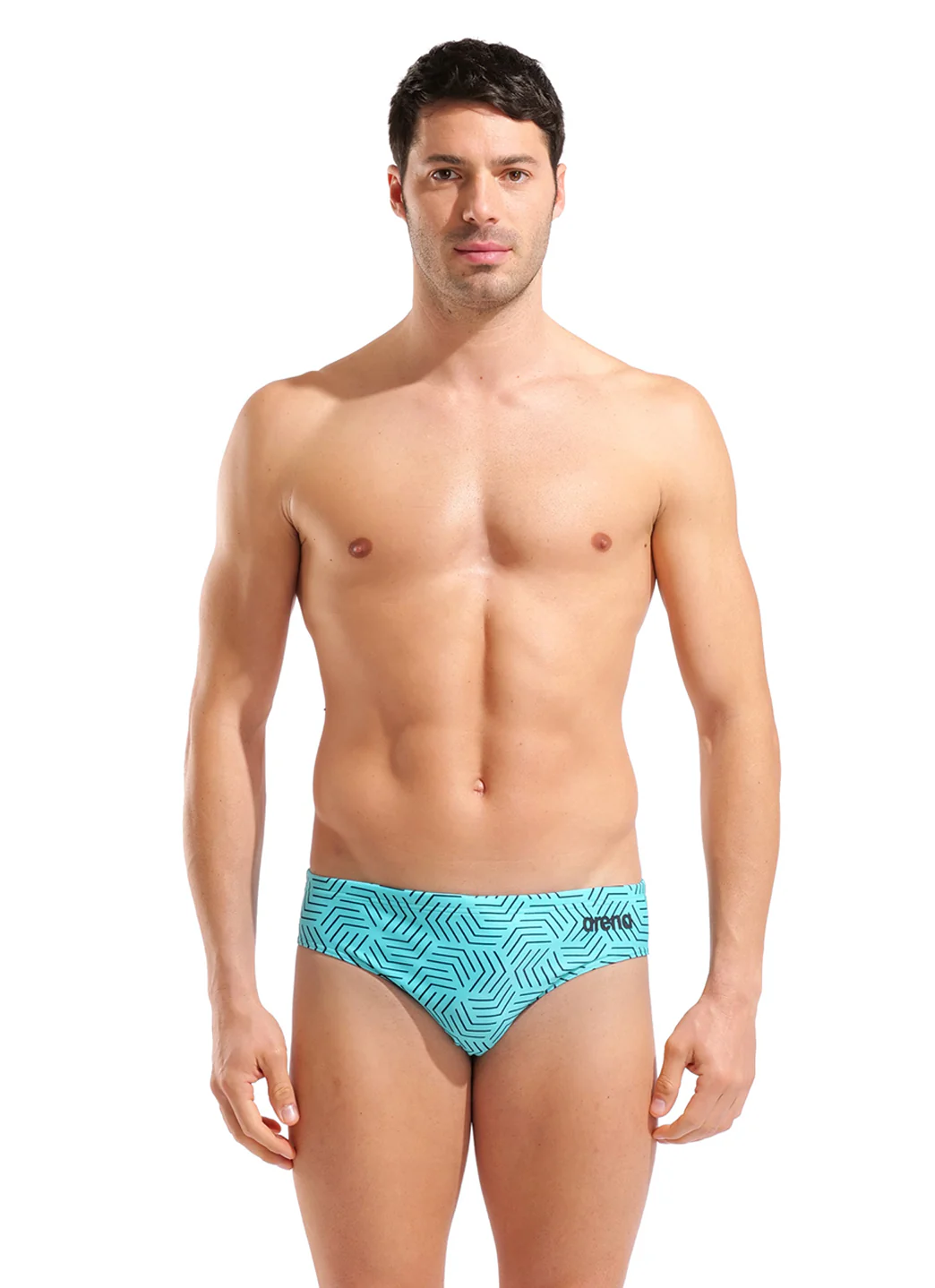 Arena Men's Seaglass Allover Brief Swimsuit - Image 10