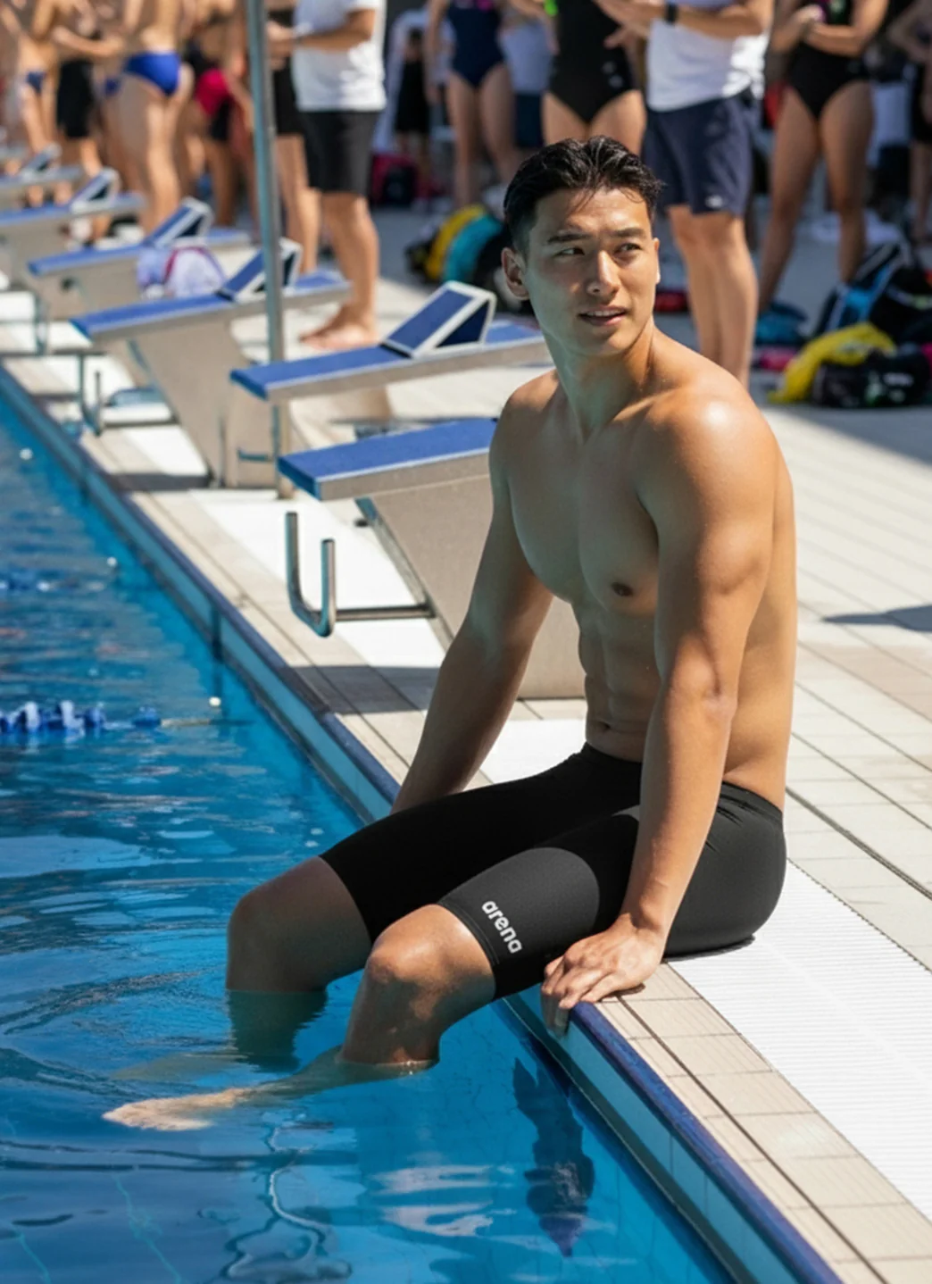 Arena Men's Solid Jammer Swimsuit - Image 9