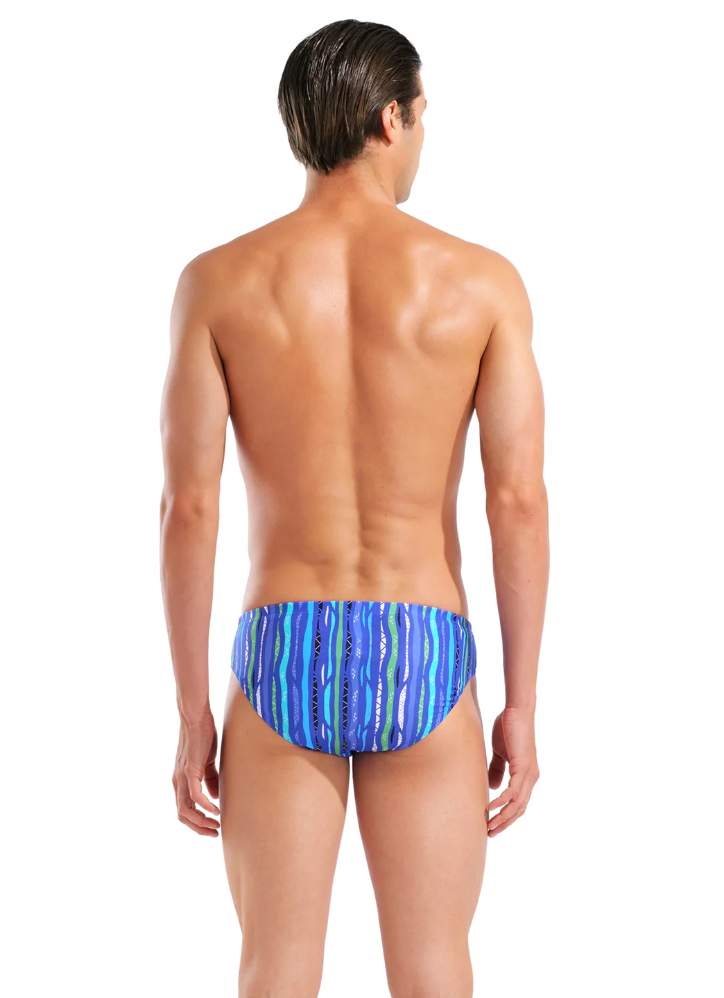 Arena Men's Stripes Brief Swimsuit - Image 11