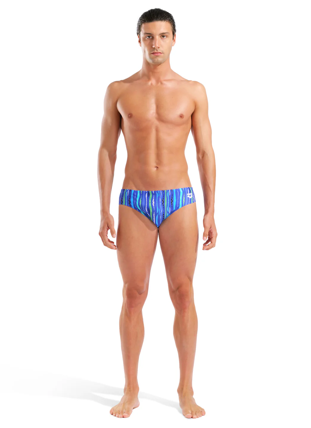 Arena Men's Stripes Brief Swimsuit - Image 12