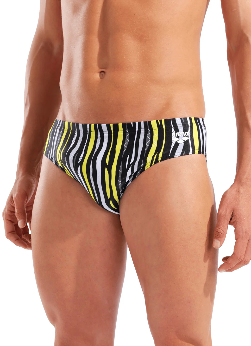 Arena Men's Stripes Brief Swimsuit - Image 6