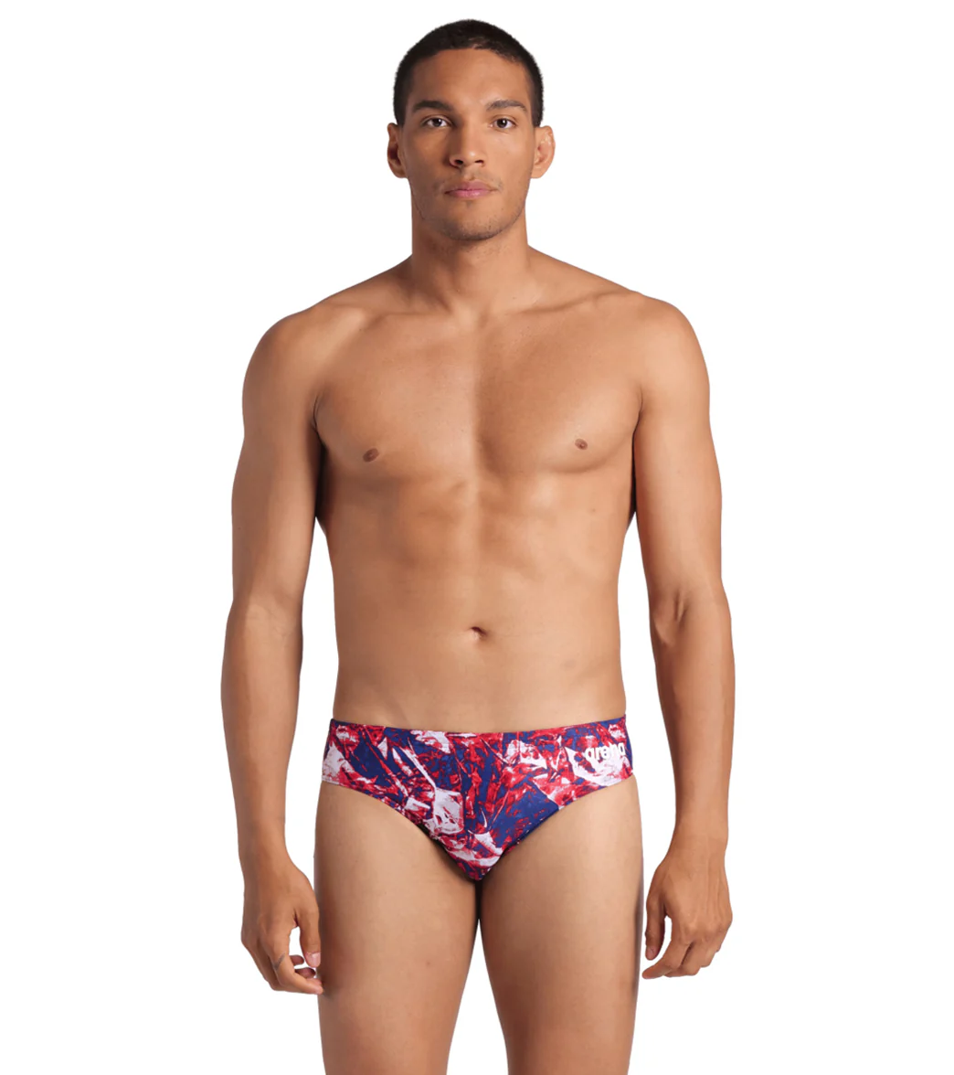 Arena Men's Team Crackle Brief Swimsuit - Image 23