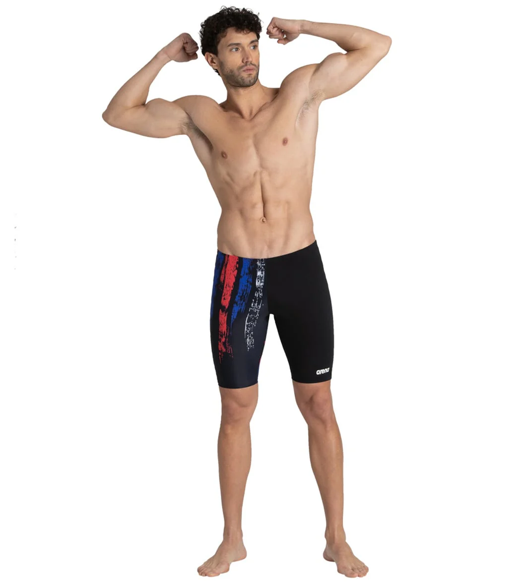Arena Men's Team Painted Stripes Jammer Swimsuit - Image 34
