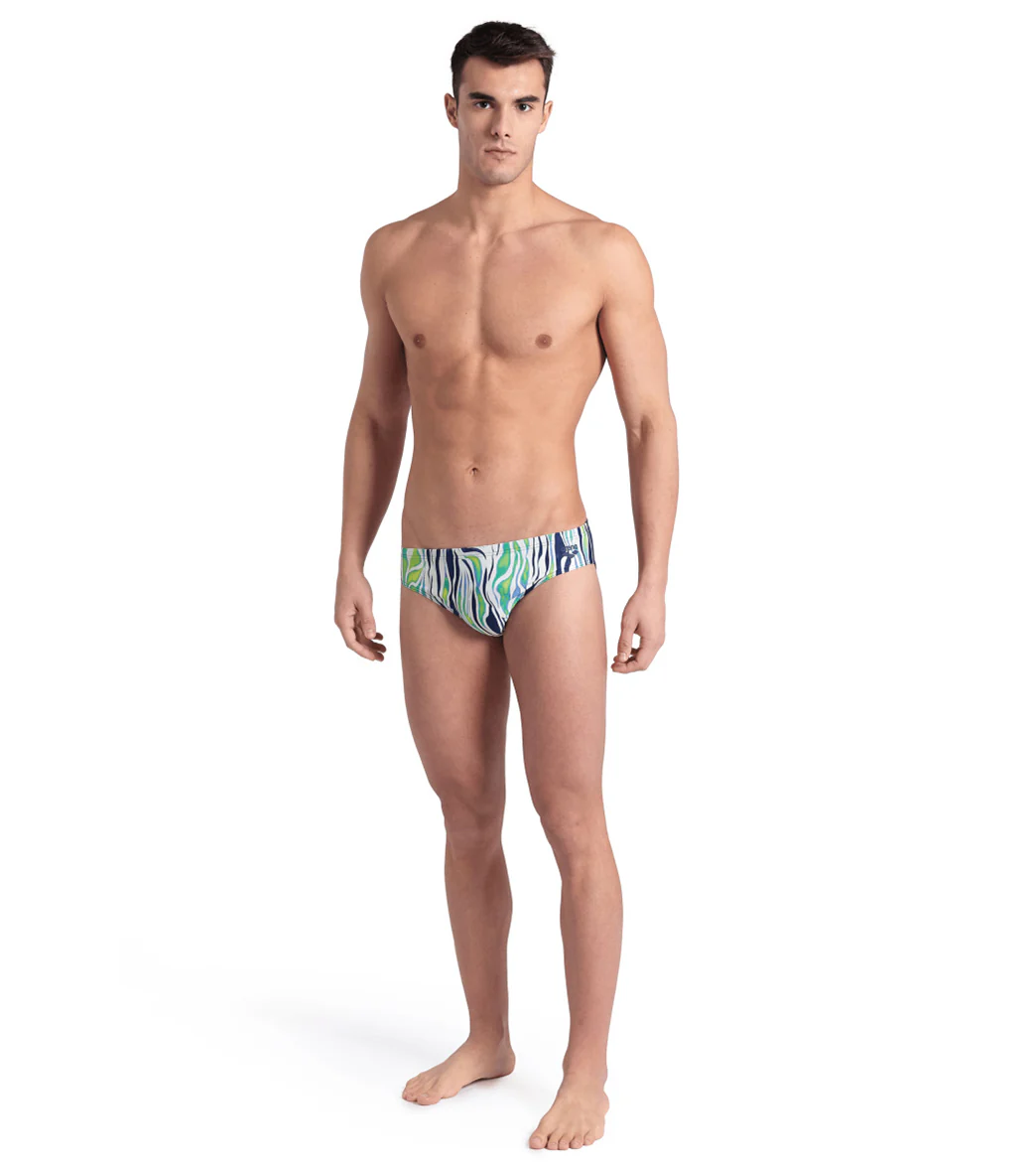 Arena Men's Zebra Stripes Brief Swimsuit - Image 3