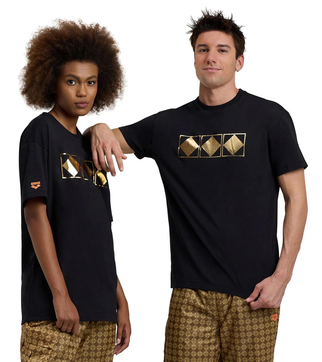 Arena Unisex 50th Anniversary Gold Short Sleeve T-Shirt - Image 5