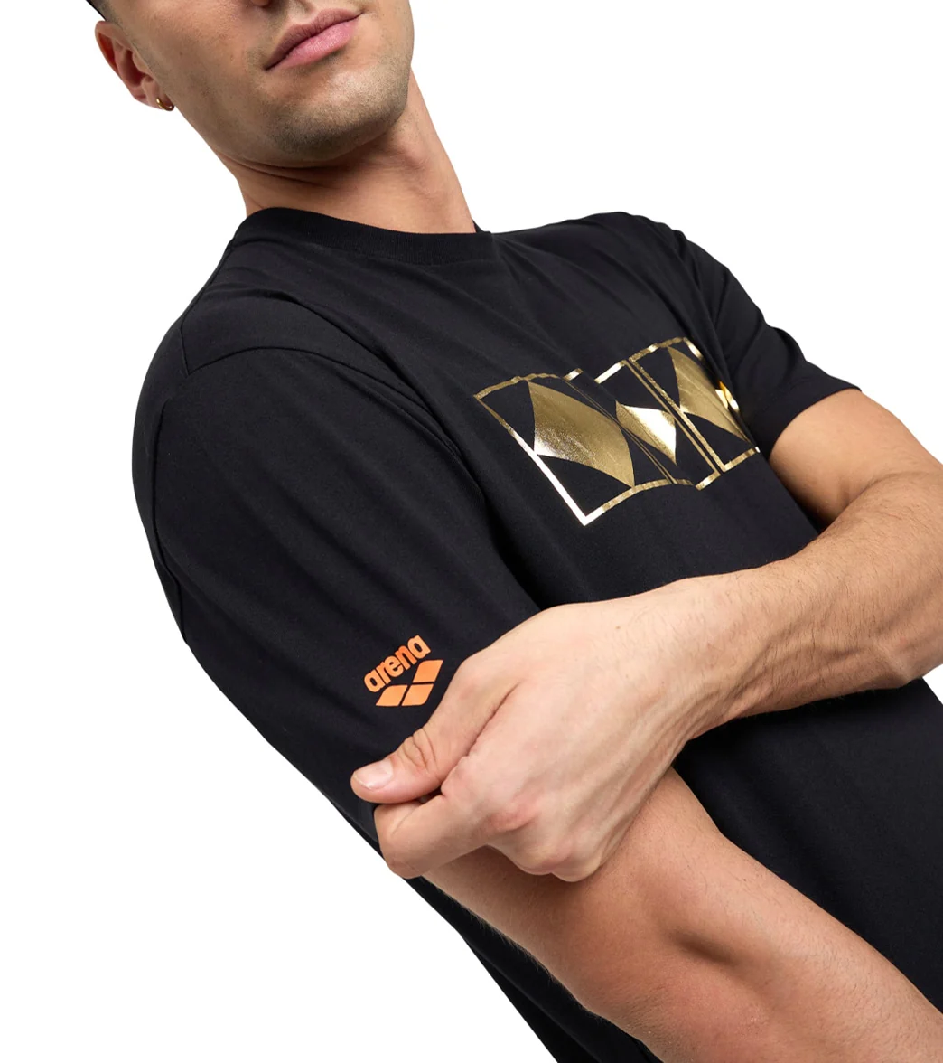 Arena Unisex 50th Anniversary Gold Short Sleeve T-Shirt - Image 7