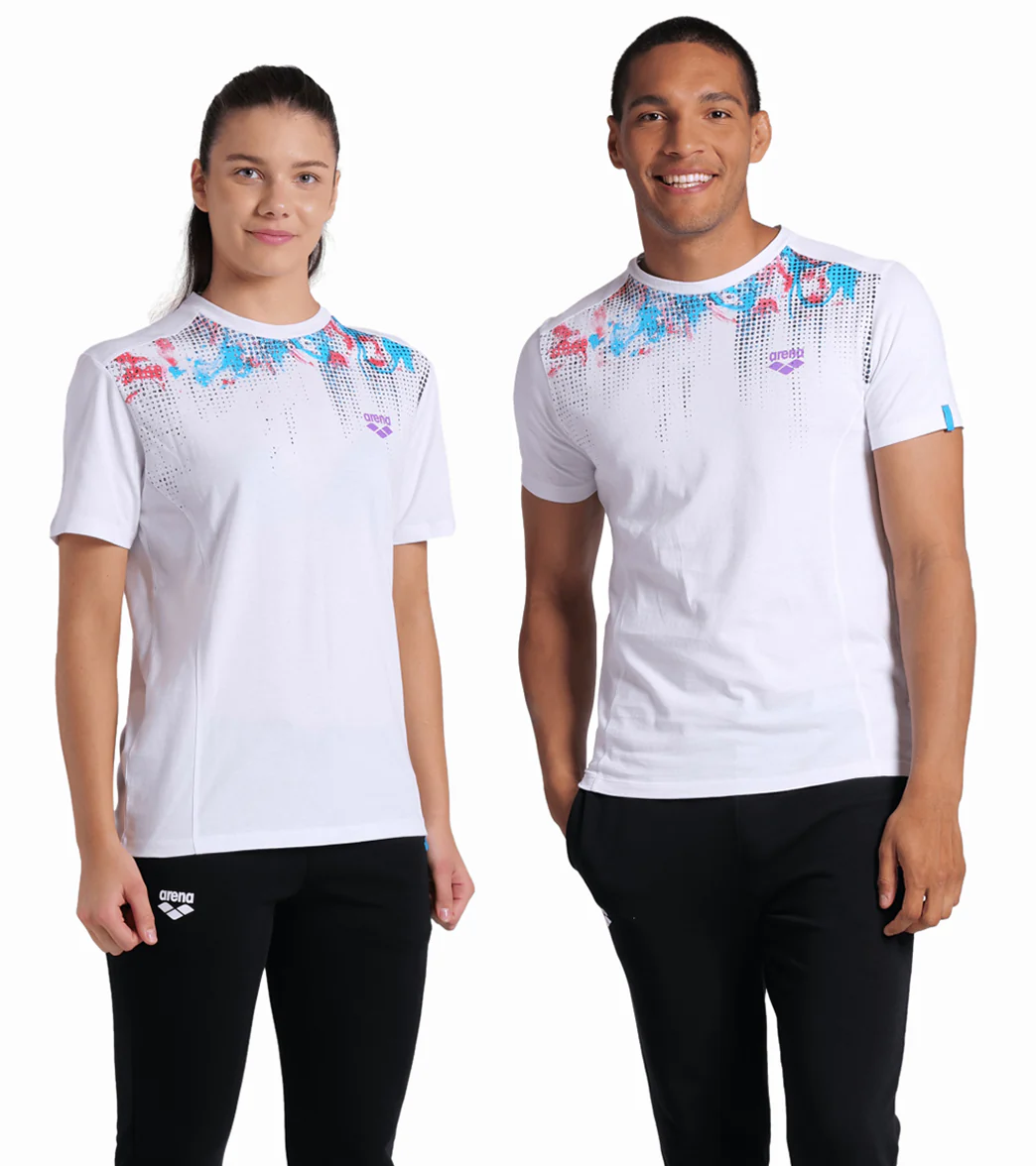 Arena Unisex Logo Cotton Short Sleeve T-Shirt - Image 57