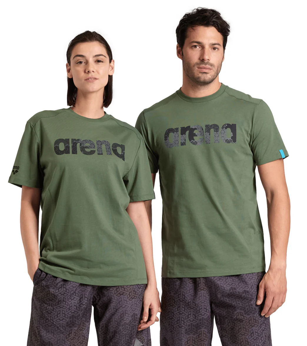 Arena Unisex Logo Cotton Short Sleeve T-Shirt - Image 70