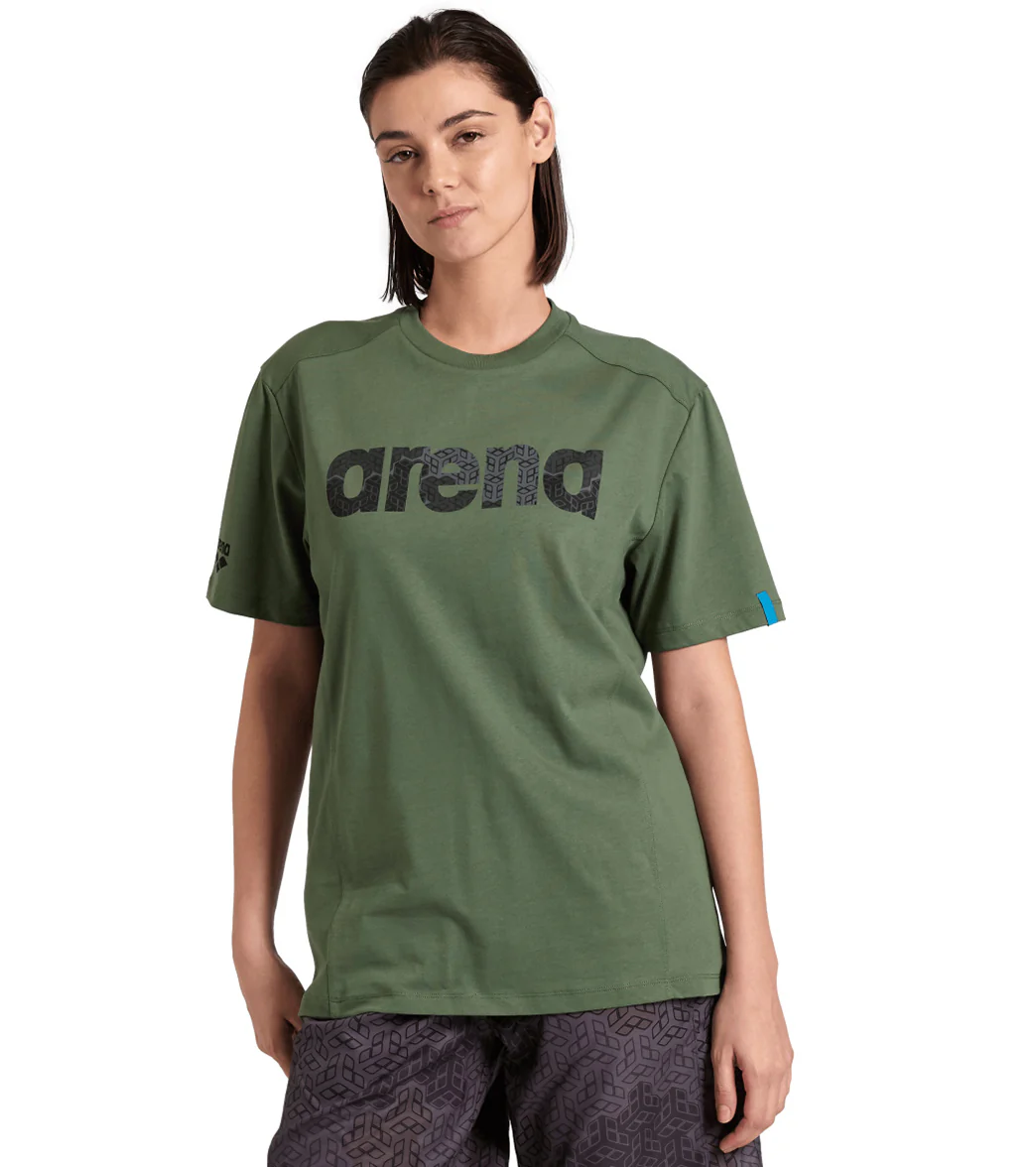 Arena Unisex Logo Cotton Short Sleeve T-Shirt - Image 71