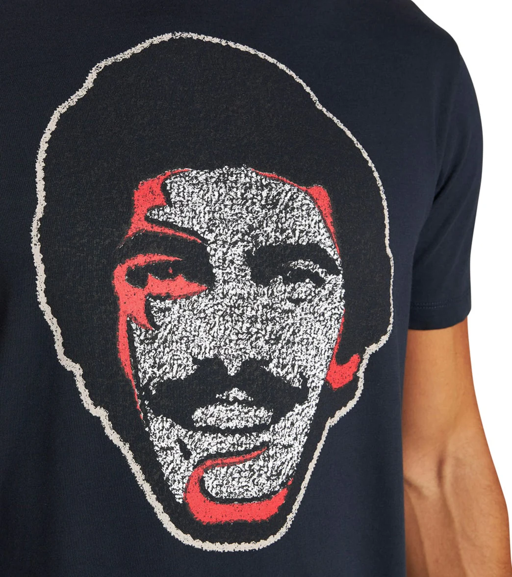 Arena Unisex Mark Spitz Face Felt Patch T-Shirt - Image 4