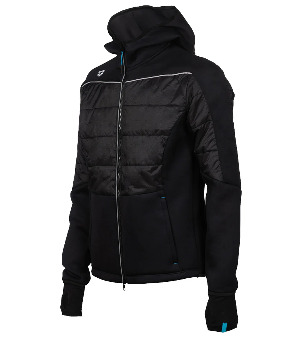Arena Unisex Team Half-Quilted Hooded Front Zip Jacket - Image 12