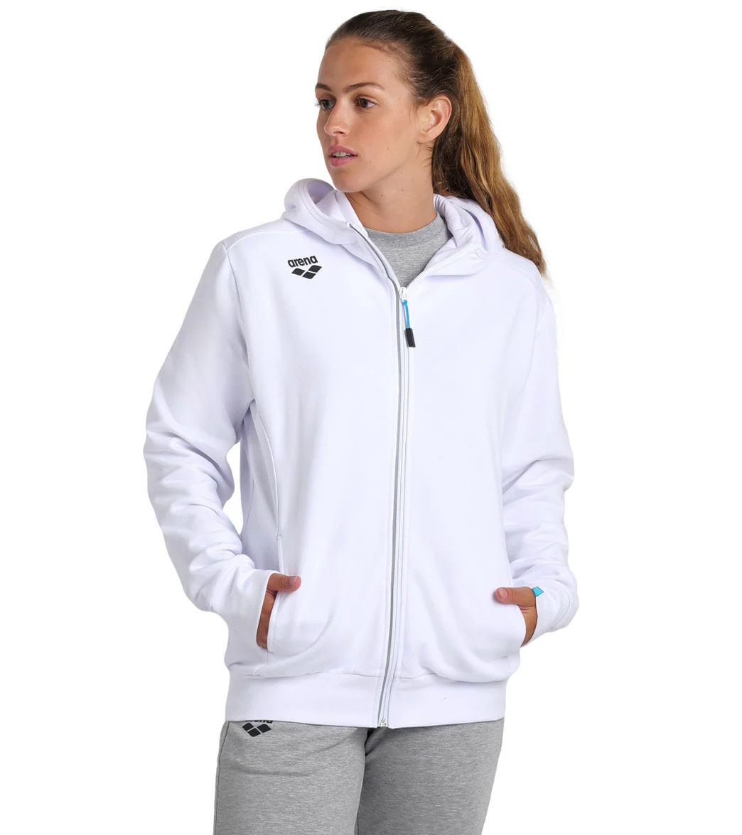Arena Unisex Team Panel Hooded Front Zip Jacket - Image 3