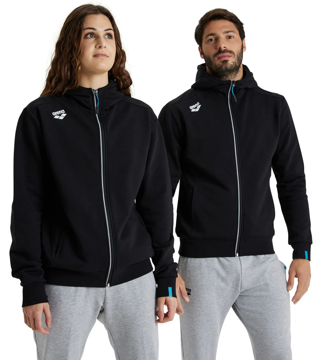 Arena Unisex Team Panel Hooded Front Zip Jacket - Image 35