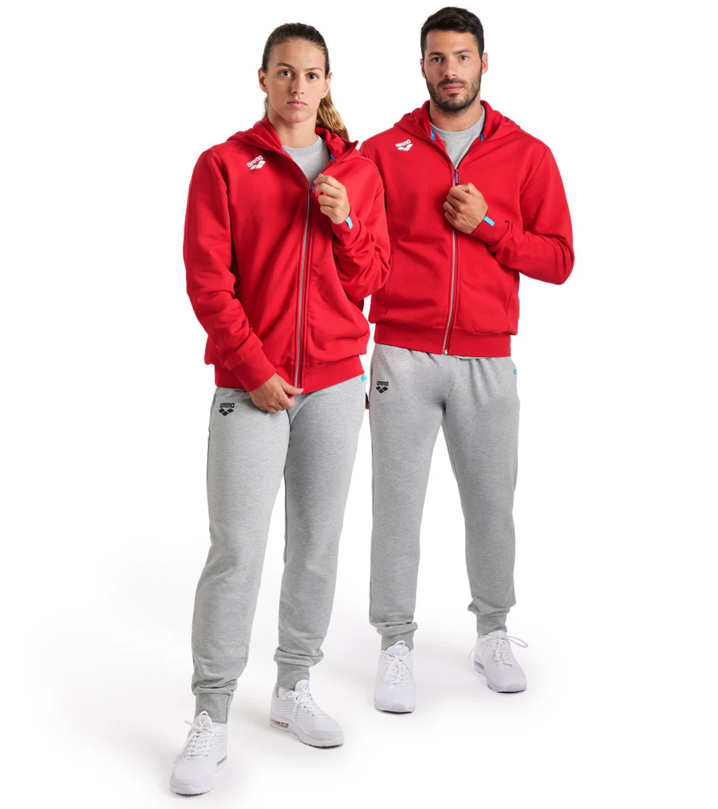 Arena Unisex Team Panel Hooded Front Zip Jacket - Image 46