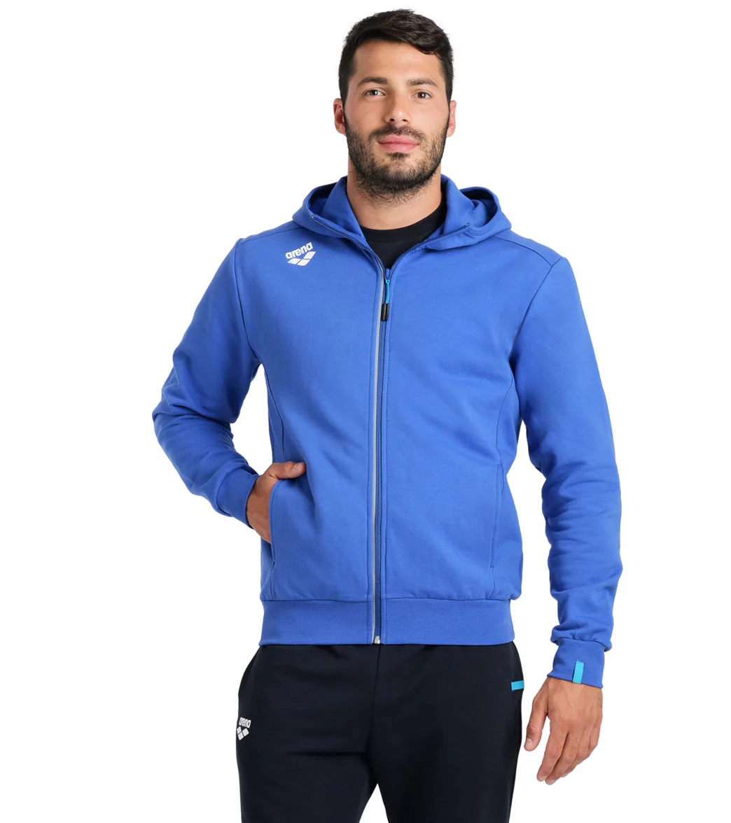 Arena Unisex Team Panel Hooded Front Zip Jacket - Image 51