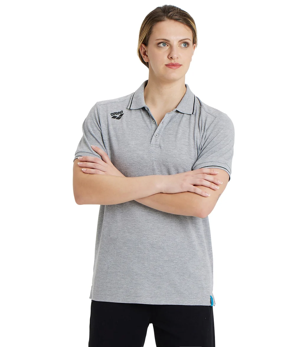 Arena Unisex Team Solid Cotton Short Sleeve Polo - Image 3