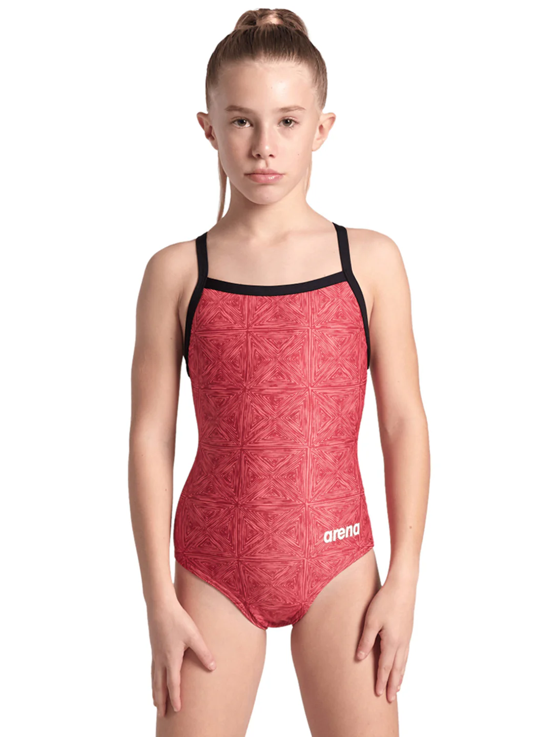Arena Women's Abstract Tiles Lightdrop Back One Piece Swimsuit - Image 47