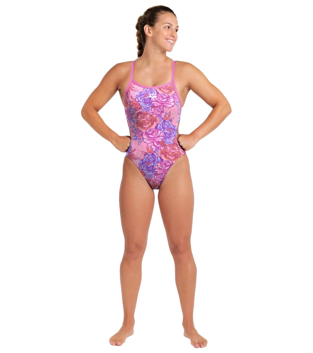 Arena Women's Breast Cancer Awareness Challenge Back One Piece Swimsuit - Image 3